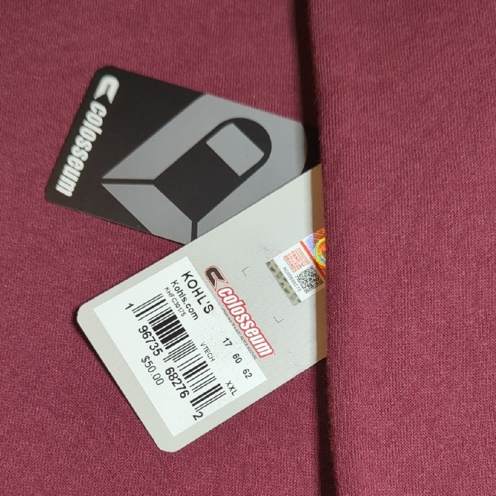 Colosseum Maroon and Orange Virginia Tech Sweatshirt - Picture 3 of 9